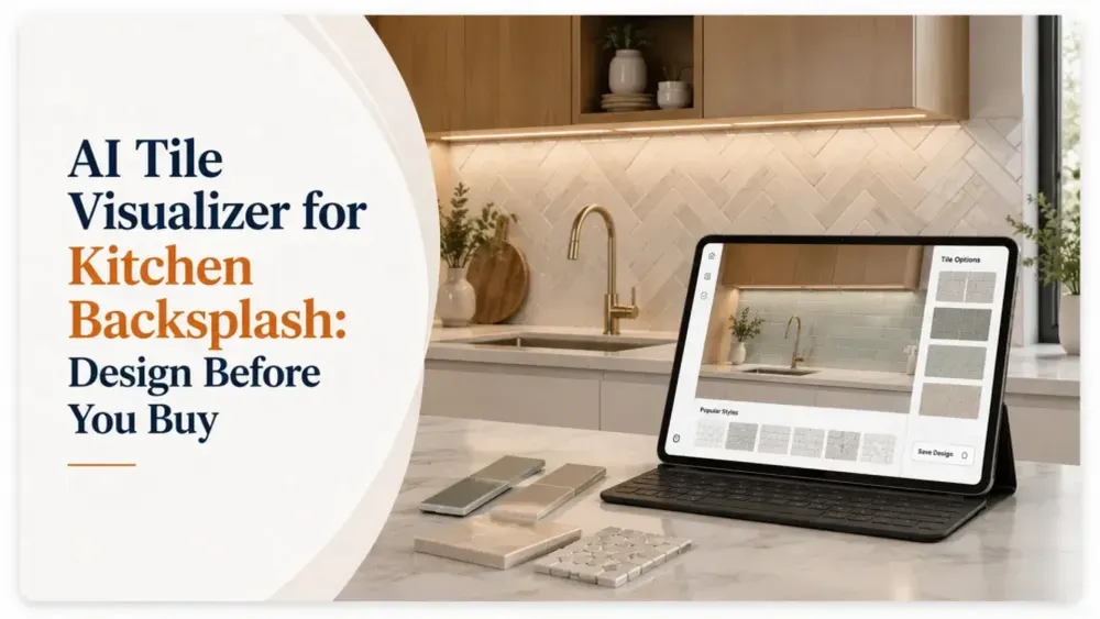 Vizualizér dlaždic Ai do kuchyně Backsplash: Navrhněte před nákupem