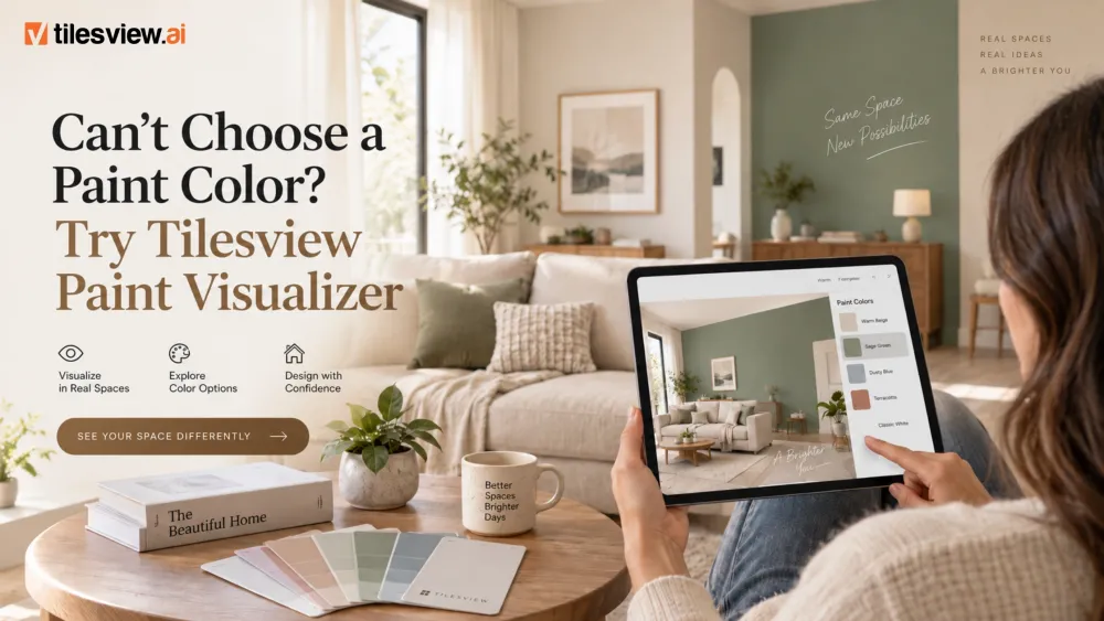 Nemůžete si vybrat barvu laku? Vyzkoušejte Tilesview Paint Visualizer